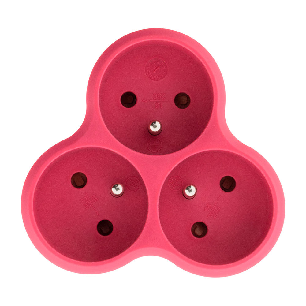 Multiprise triplite triangulaire 16A - Zenitech