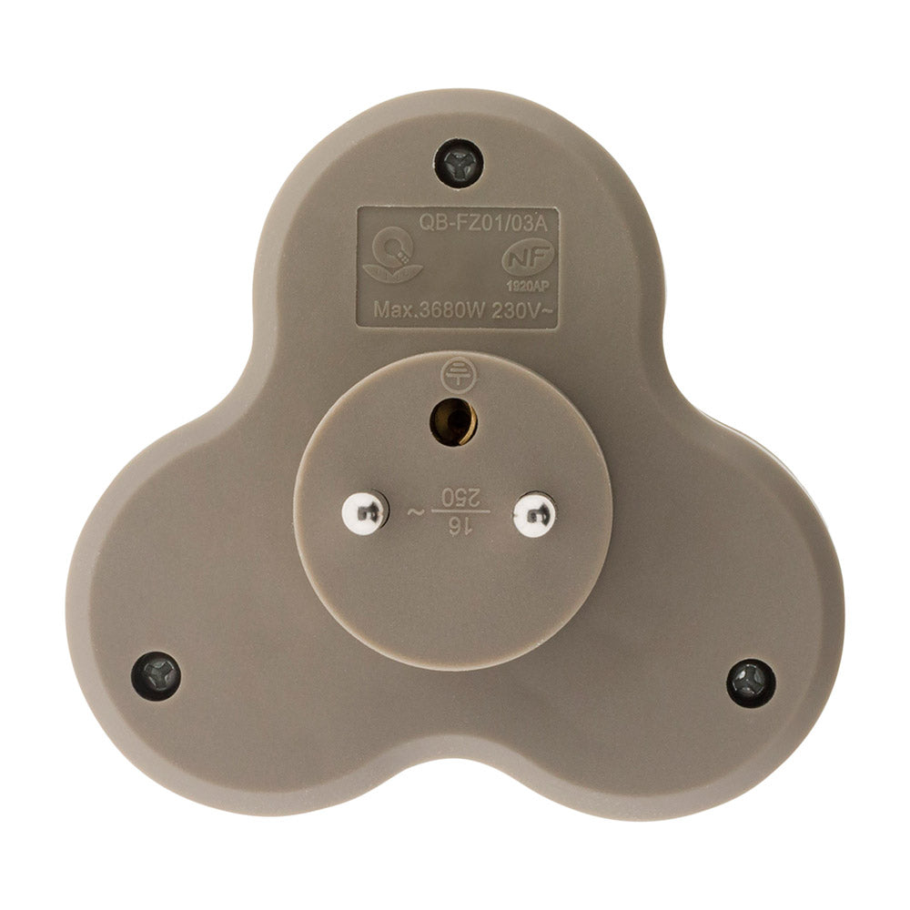 Multiprise triplite triangulaire 16A - Zenitech