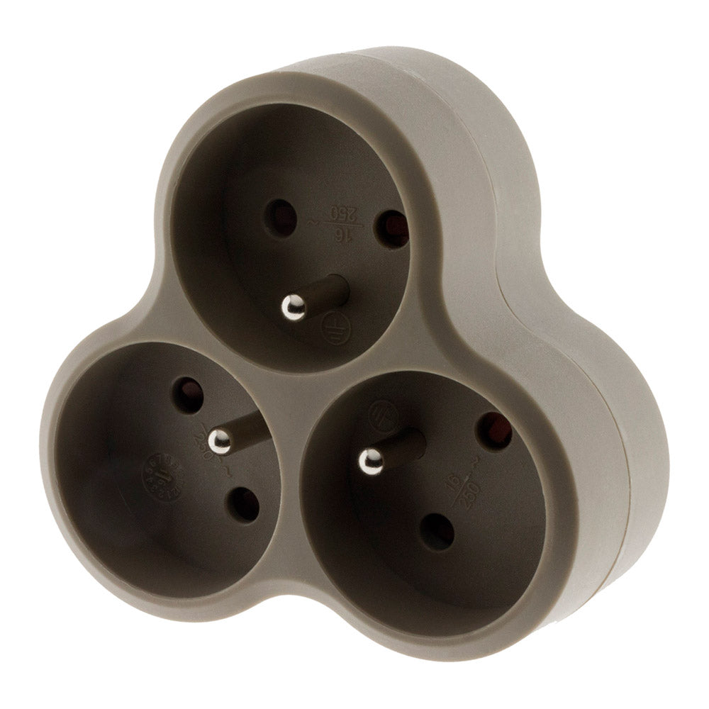 Multiprise triplite triangulaire 16A - Zenitech