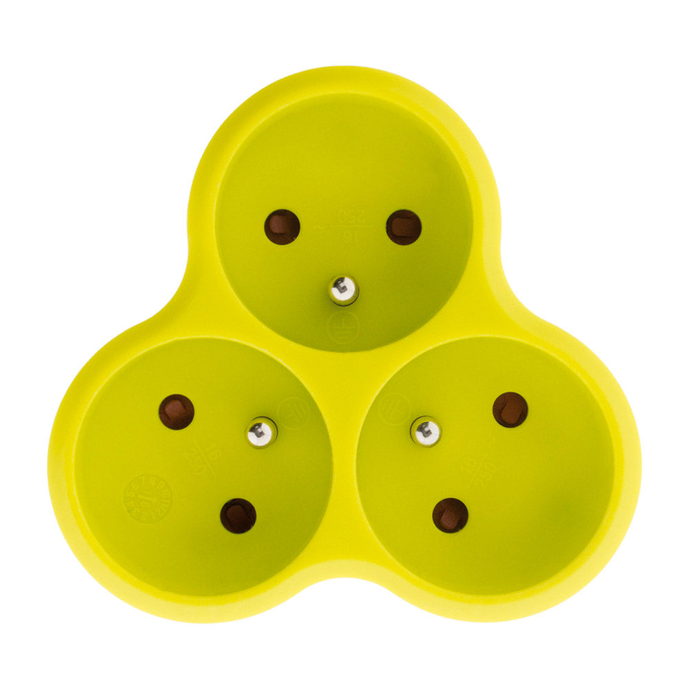 Multiprise triplite triangulaire 16A - Zenitech