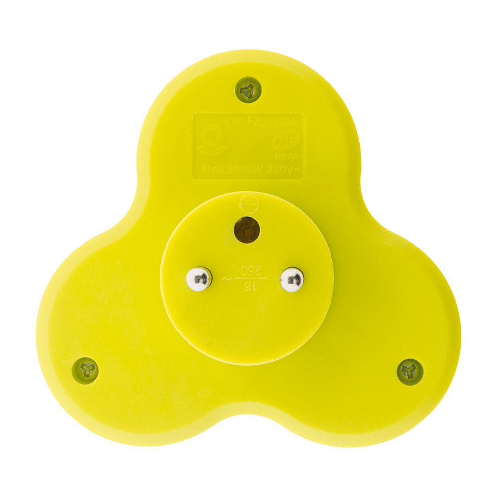 Multiprise triplite triangulaire 16A - Zenitech