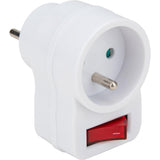 Prise 16A avec interrupteur - Blanc - Zenitech