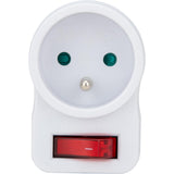 Prise 16A avec interrupteur - Blanc - Zenitech