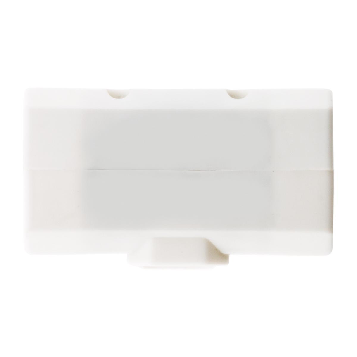 Multiptise triplite latérale 2 prises 16A + 1 prise 6A - blanc - Zenitech