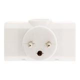 Multiptise triplite latérale 2 prises 16A + 1 prise 6A - blanc - Zenitech