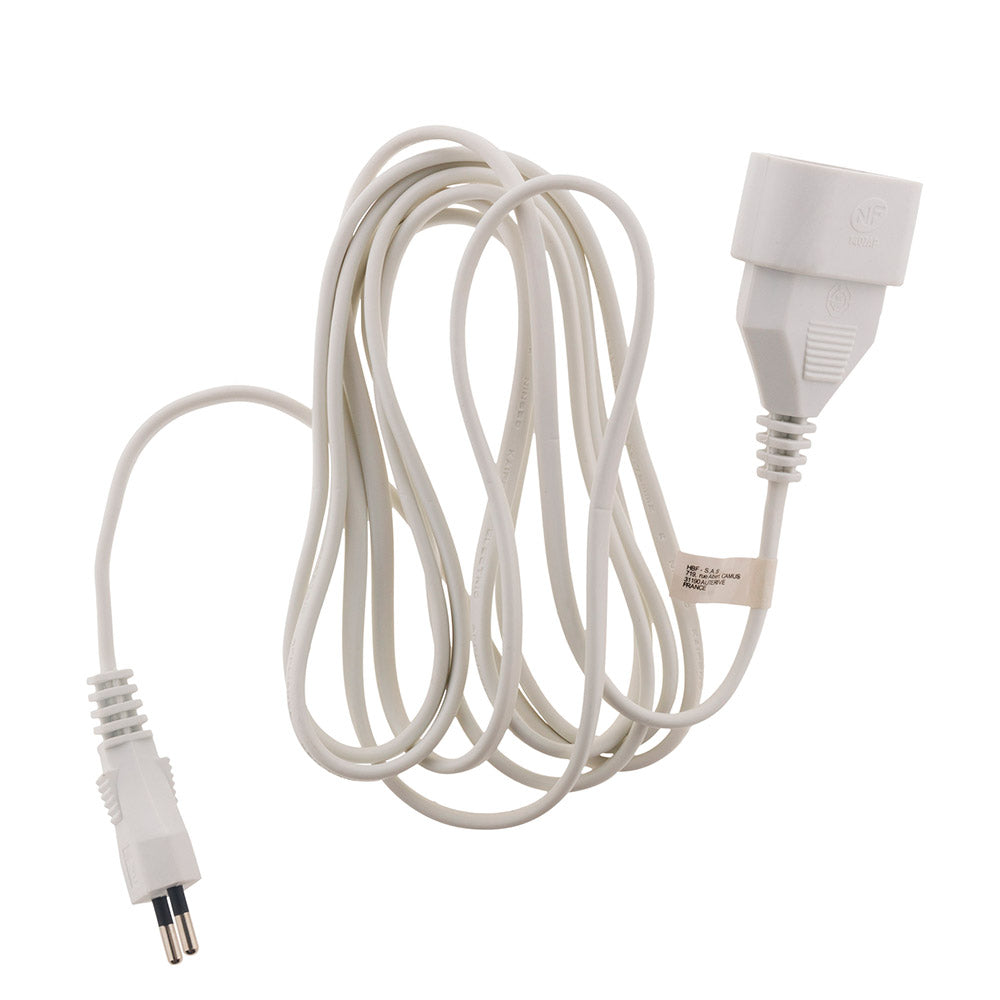 Rallonge 2 à 10m - HO3VVH2F 2x0,75mm² 6A - Zenitech