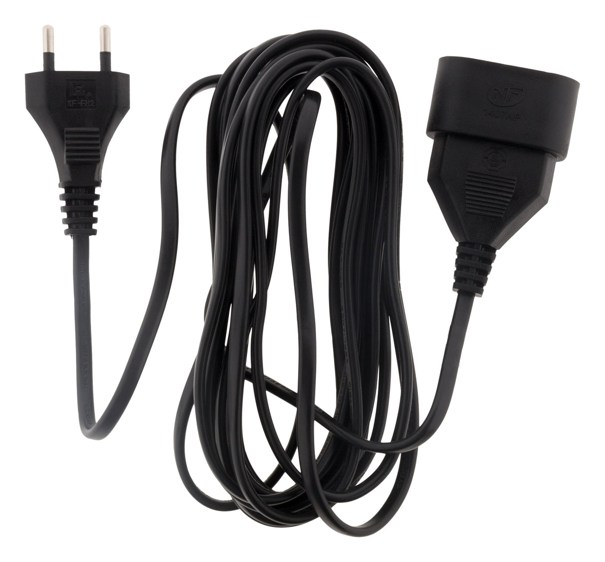 Prolongateur H03VVH2F 6A 3m - Noir - Zenitech