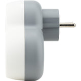 Biplite Schuko 16A + USB A+C 20W - Blanc/Gris - Bolea - Zenitech