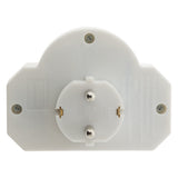 Triplite Schuko 2x2,5A + 1x16A avec interrupteur - Blanc - Zenitech