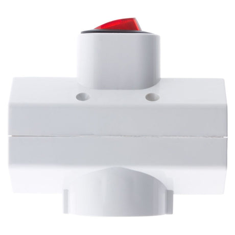 Triplite Schuko 16A + interrupteur - Blanc - Zenitech