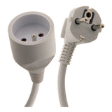 Rallonge 2 à 10m - HO3VVH2F 2x0,75mm² 6A - Zenitech