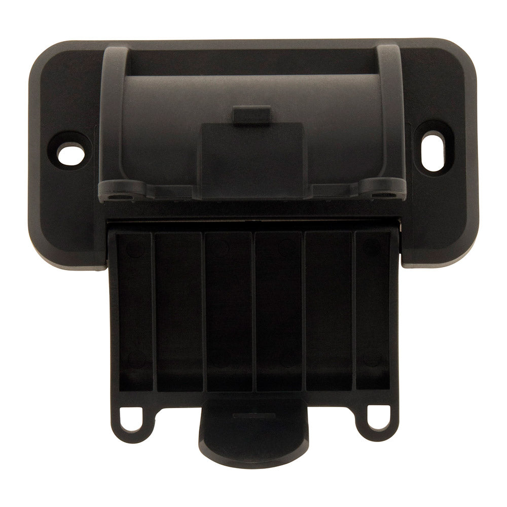 Support mural pour enrouleur de jardin entraxe 80mm - Noir - Zenitech
