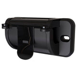 Support mural pour enrouleur de jardin entraxe 80mm - Noir - Zenitech