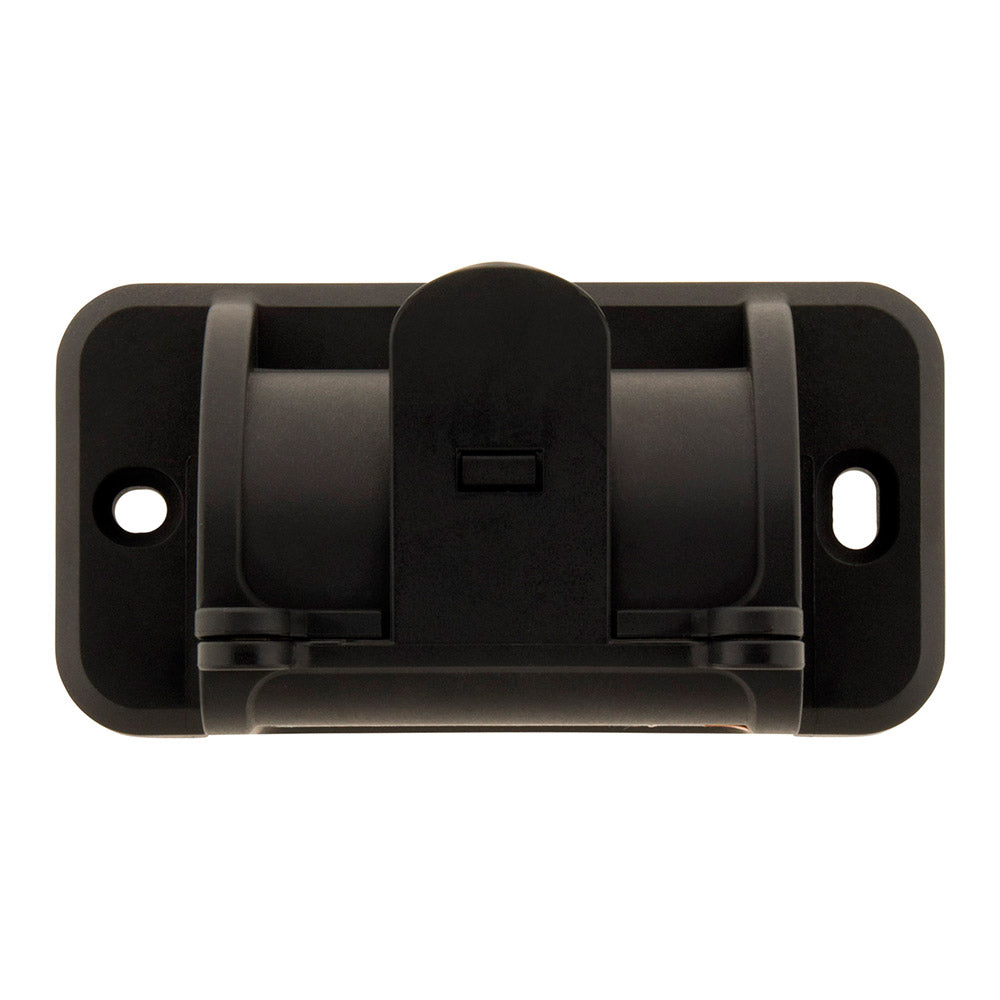 Support mural pour enrouleur de jardin entraxe 80mm - Noir - Zenitech