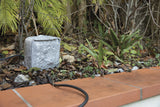 Bloc pierre 4x16A + 2 interrupteurs 1,5m - Gris - Zenitech