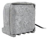 Bloc pierre 4x16A + 2 interrupteurs 1,5m - Gris - Zenitech