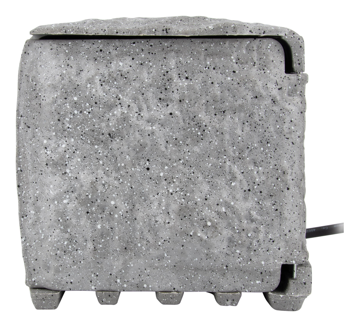 Bloc pierre 4x16A + 2 interrupteurs 1,5m - Gris - Zenitech