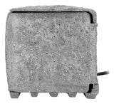 Bloc pierre 4x16A + 2 interrupteurs 1,5m - Gris - Zenitech