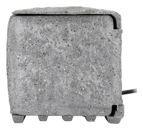 Bloc pierre 4x16A + 2 interrupteurs 1,5m - Gris - Zenitech