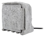 Bloc pierre 4x16A + 2 interrupteurs 1,5m - Gris - Zenitech