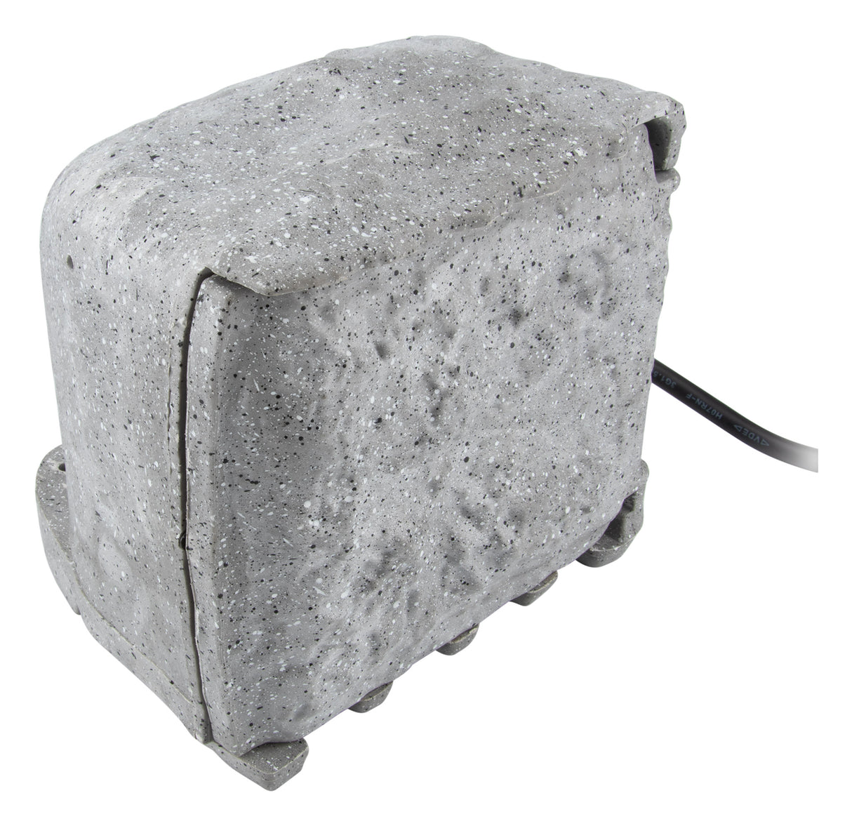 Bloc pierre 4x16A + 2 interrupteurs 1,5m - Gris - Zenitech