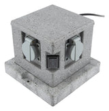 Borne jardin IP44 4 x 16A + 2 interrupteurs câble H07RN-F 3G1,5mm² 4,5m - Zenitech