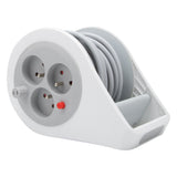 Mini enrouleur design 3 prises 2P+T - 7m - Zenitech