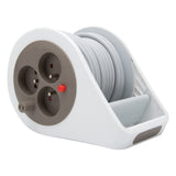 Mini enrouleur design 3 prises 2P+T - 7m - Zenitech