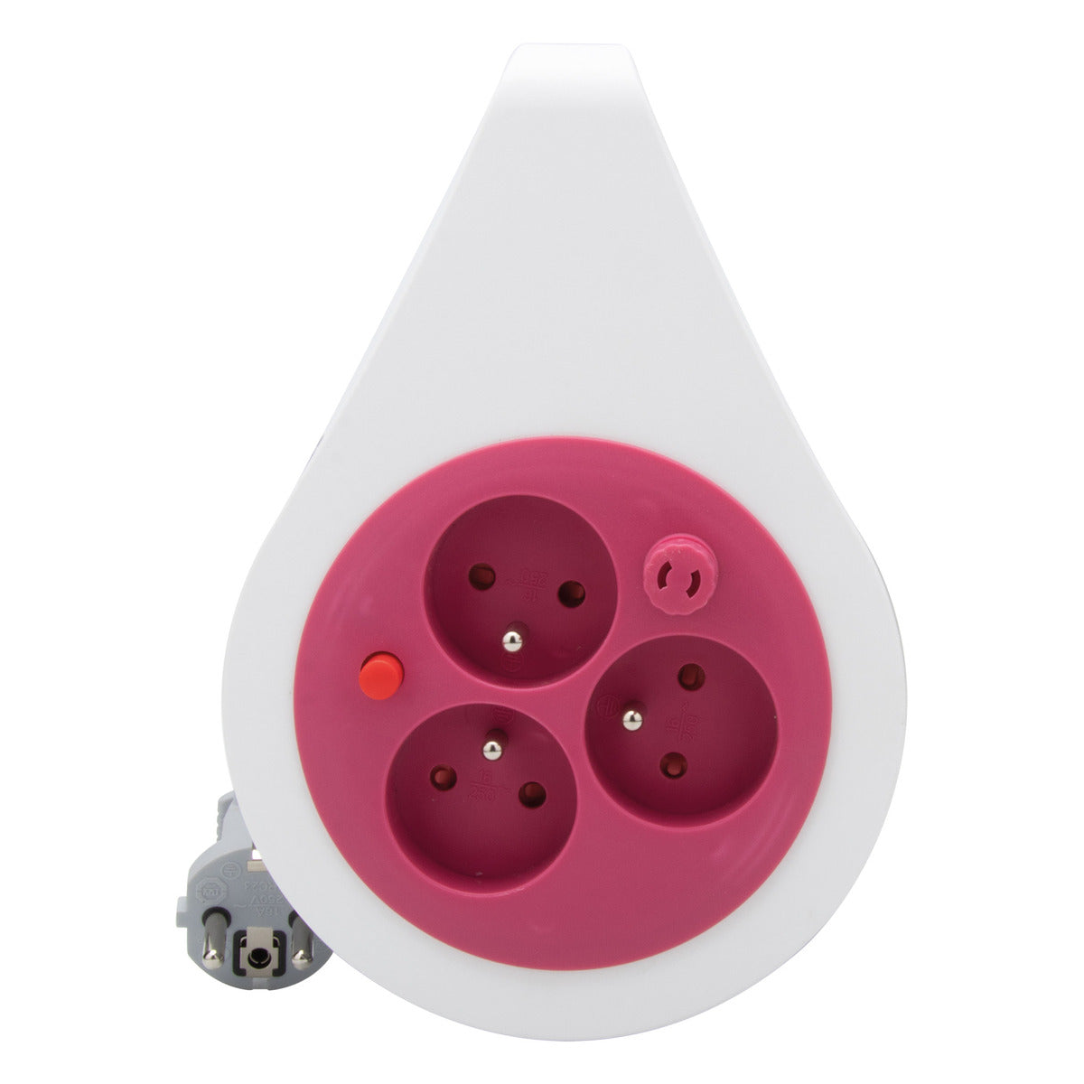 Mini enrouleur design 3 prises 2P+T - 7m - Zenitech