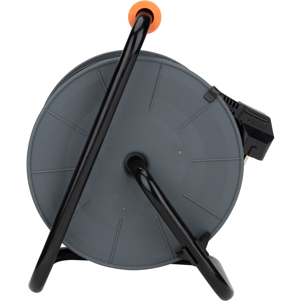Enrouleur 4 prises 16A câble 3G1,5mm² 20m  + coupe-circuit - Noir - Zenitech