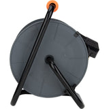 Enrouleur 4 prises 16A câble 3G1,5mm² 20m  + coupe-circuit - Noir - Zenitech