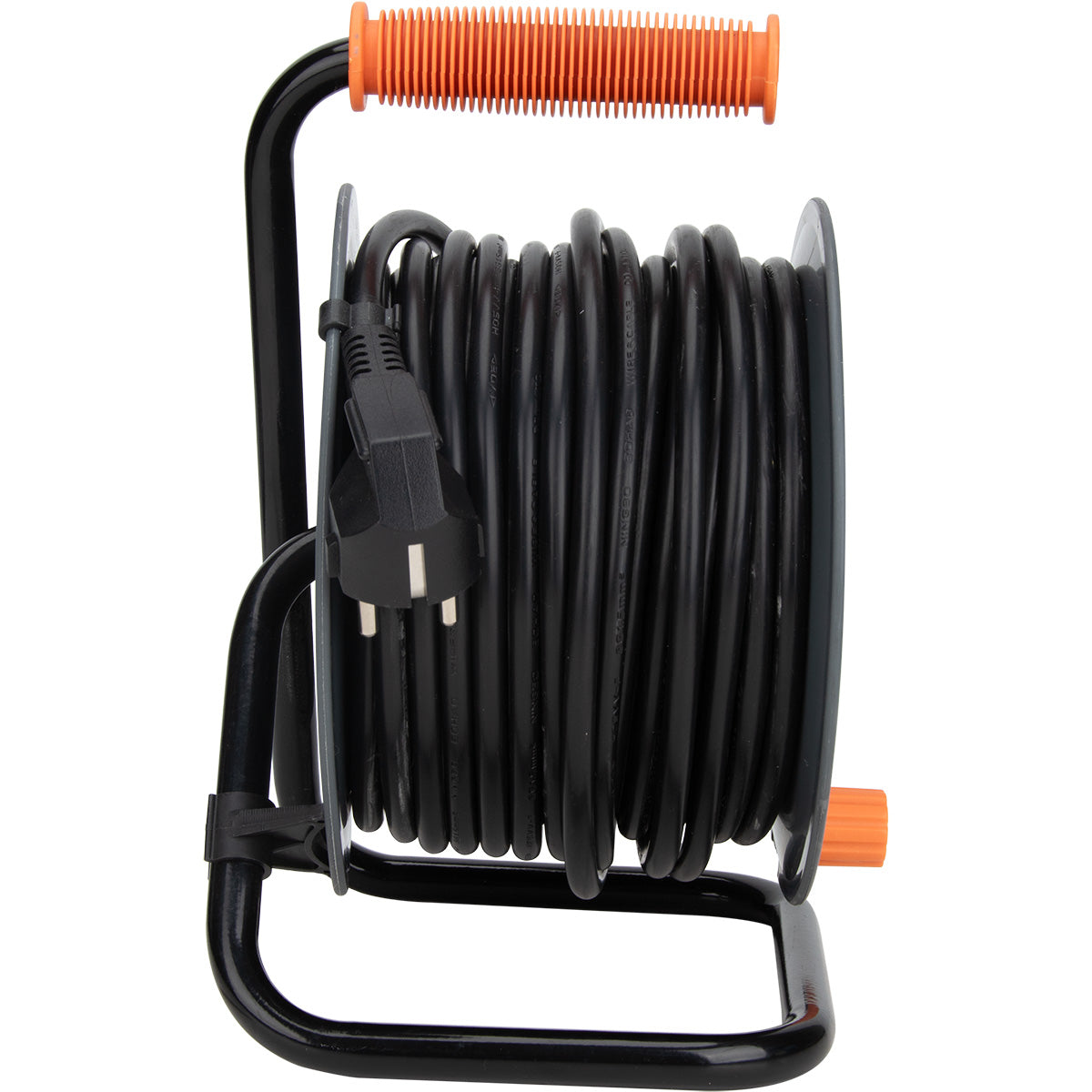 Enrouleur 4 prises 16A câble 3G1,5mm² 20m  + coupe-circuit - Noir - Zenitech