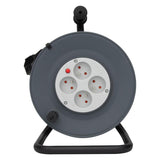 Enrouleur H05VV-F 4 prises 3G1,5 + coupe-circuit - Zenitech