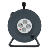 Enrouleur H05VV-F 4 prises 3G1,5 + coupe-circuit - Zenitech