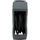 Enrouleur domestique 3/5m 4 prises 2P+T - gris et noir - Zenitech