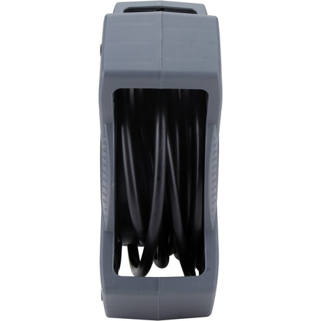 Enrouleur domestique 3/5m 4 prises 2P+T - gris et noir - Zenitech
