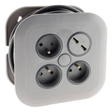 Enrouleur domestique 3 x 2P+T 16A + 2x USB - Zenitech
