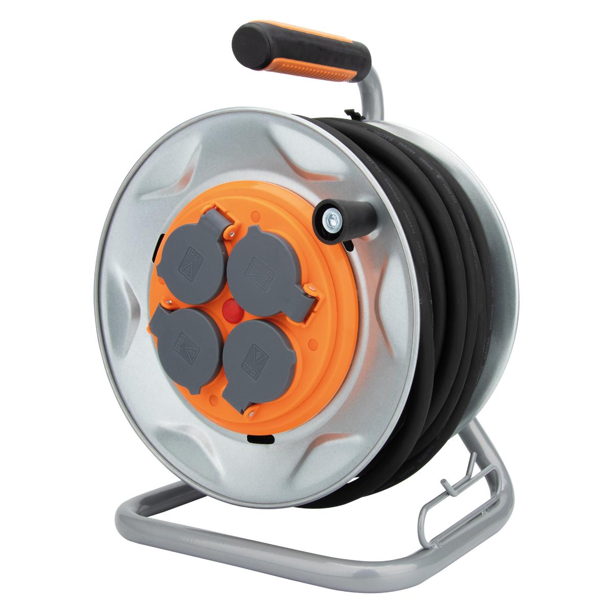 Enrouleur de chantier IP44 - 4 prises 16A - 3G2,5mm² - Zenitech