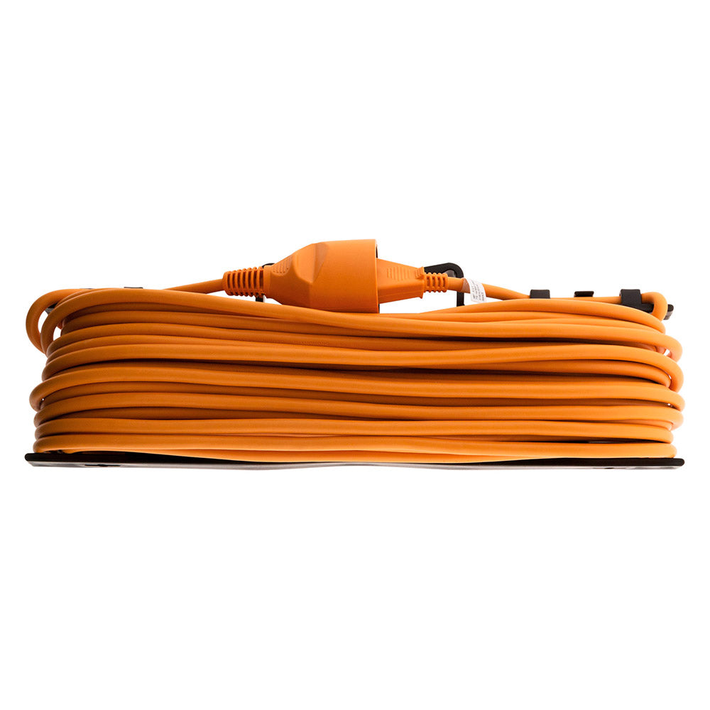 Prolongateur jardin sans terre 2 pôles 2x1,5mm² 25m + range câble - Zenitech