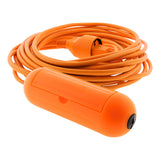 Prolongateur 2x1,5mm² - Orange 10m avec boîtier étanche - Orange - Zenitech