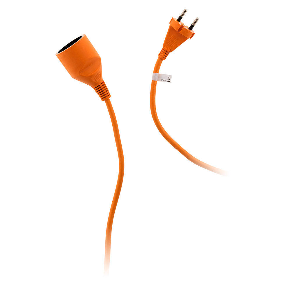 Prolongateur 2x1,5mm² - Orange 10m avec boîtier étanche - Orange - Zenitech
