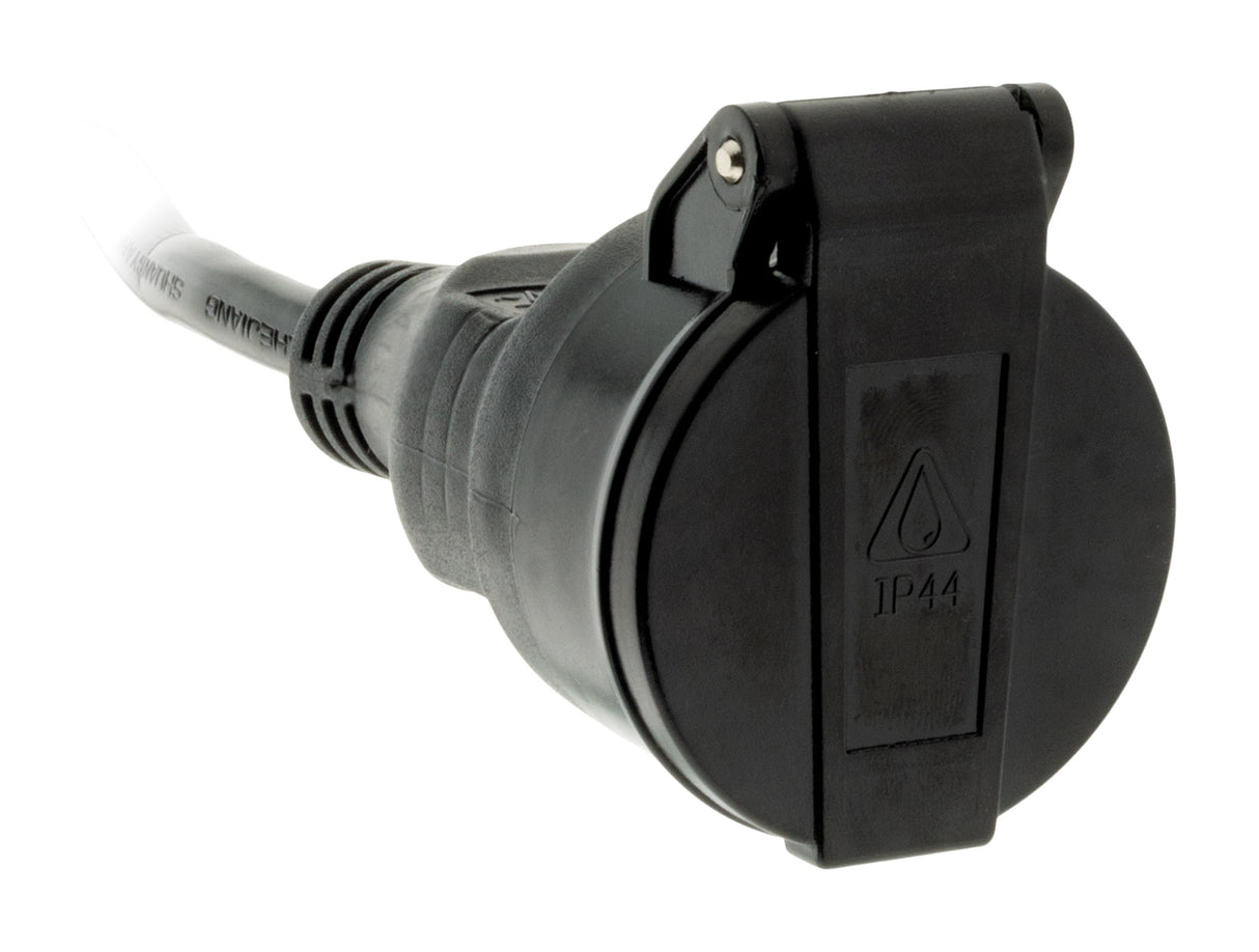 Adaptateur femelle 16A 2P+T en mâle CEE17 - Bleu - Zenitech