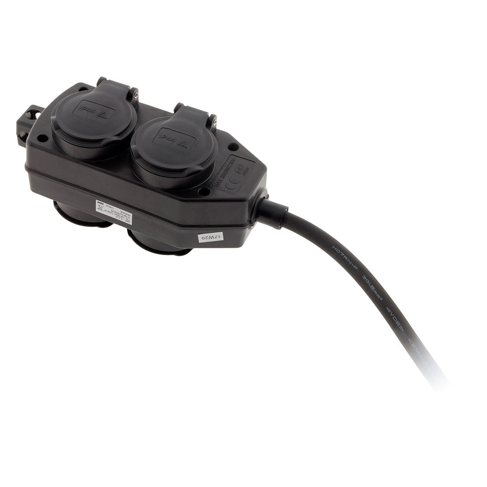 Boitier dérivation 4 prises IP44 5m Zenitech