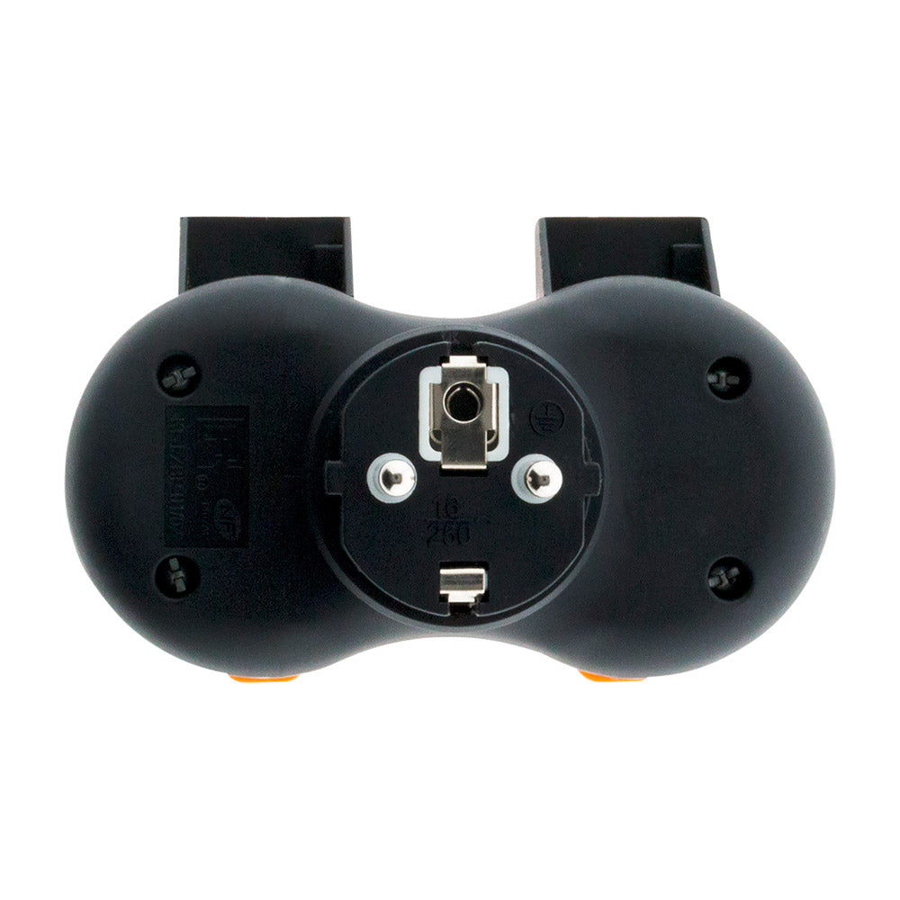 Bliplite pour extérieur étanche IP44 2P+T avec accroche - Orange - Zenitech