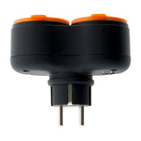 Bliplite pour extérieur étanche IP44 2P+T avec accroche - Orange - Zenitech