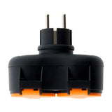 Bliplite pour extérieur étanche IP44 2P+T avec accroche - Orange - Zenitech