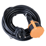 Rallonge étanche 2P avec clip de fixation orange - Zenitech