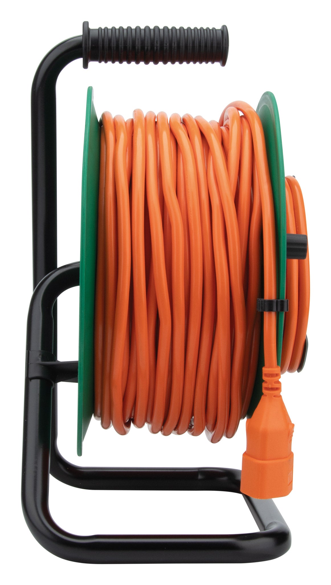 Enrouleur de jardin suisse T12/T13 50m - Orange/Vert - Zenitech