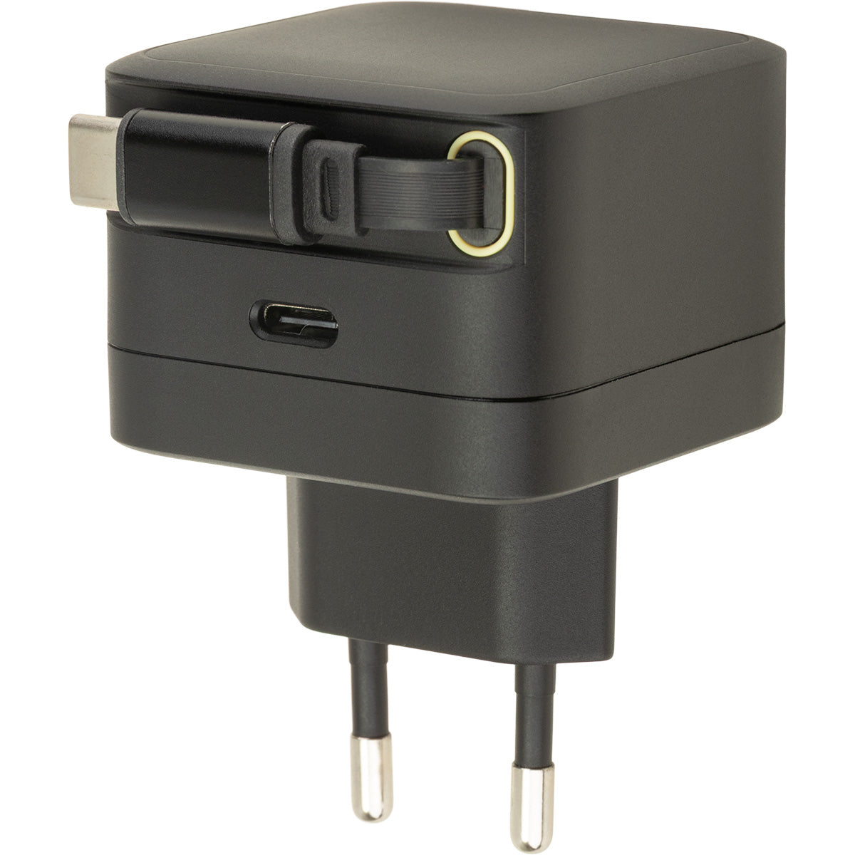 Chargeur USB-C + câble rétractable 70cm - Watt and Co