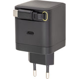 Chargeur USB-C + câble rétractable 70cm - Watt and Co